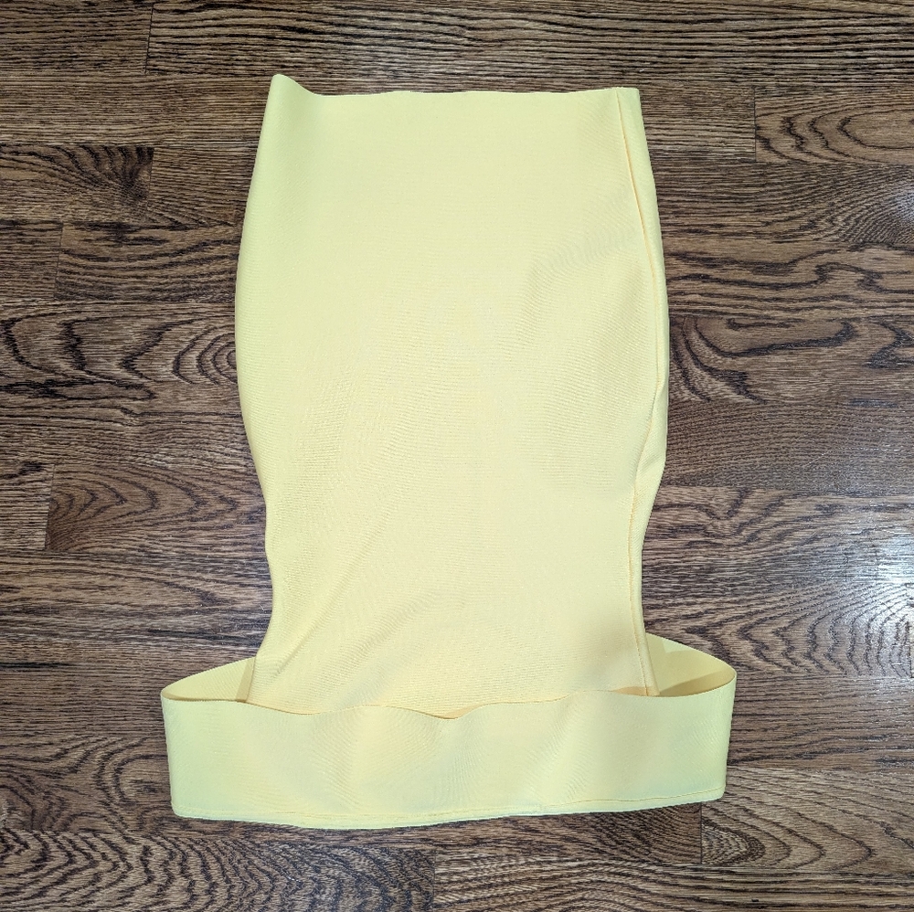 Yellow Bodycon dress